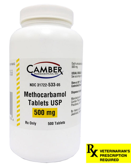 Rx Methocarbamol Tablets - Rx Methocarbamol 500mg x 500 tablets  