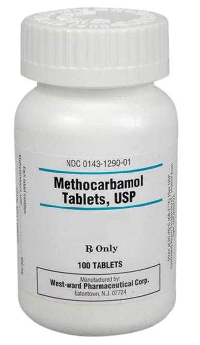 Rx Methocarbamol Tablets - Rx Methocarbamol 750mg x 100 tablets  