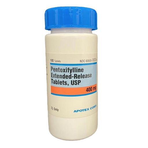 Rx Pentoxifylline Tabs ER 400mg x 100ct -   