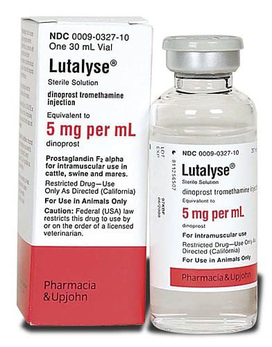 Rx Lutalyse Sterile Solution - Rx Lutalyse 5mg/ml injection x 30ml bottle  