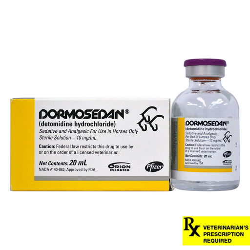 Rx Dormosedan Injection - Rx Dormoseden 10mg/ml injection x 20ml bottle  