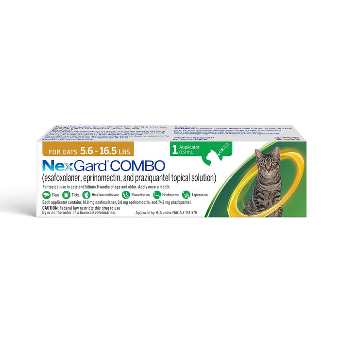 Nexgard Combo Topical for Cats - Jeffers - Animal Health & Wellness > Flea & Tick Control