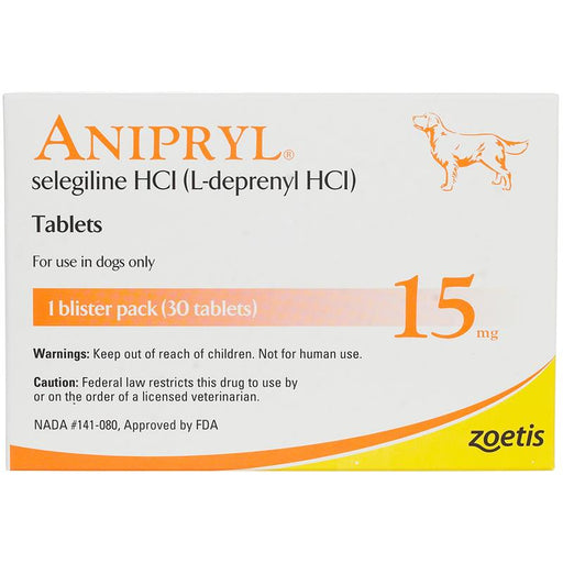 Rx Anipryl Tablets - Rx Anipryl, 15 mg x 30 ct, Tablets  