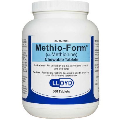 Rx Methio-Form Chewable Tablets - Rx Methio-Form Chewable Tablets, 500mg x 500 ct  