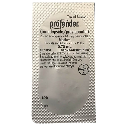 Rx Profender - Rx Profender, .70 ml, 5.5-11 lbs, Med Cat  