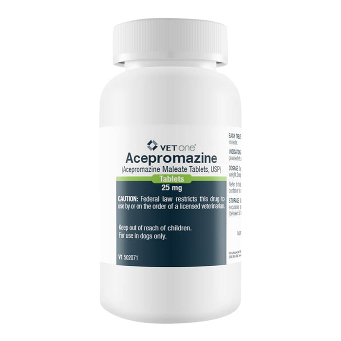 Rx Acepromazine Tablet - Rx Acepromazine Tab, 25mg x 500 ct  