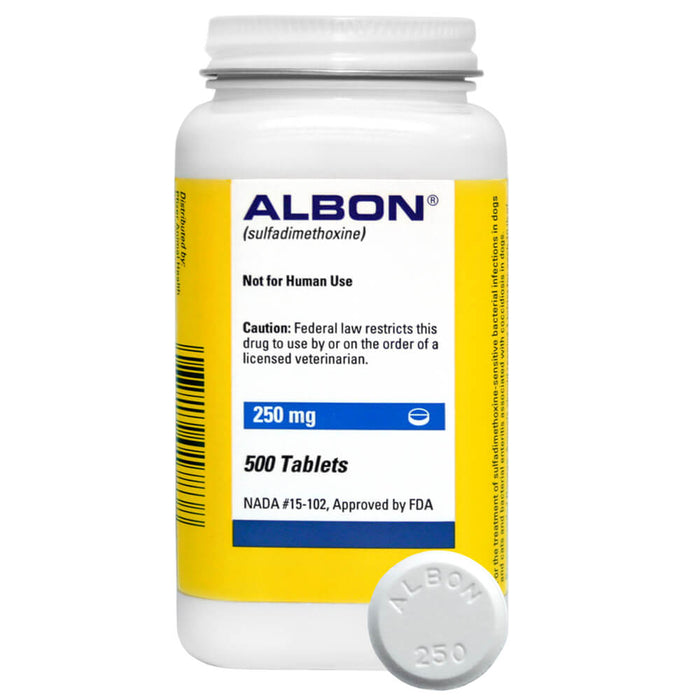 Rx Albon Tablet - Rx Albon, 250mg x 500 tablets  