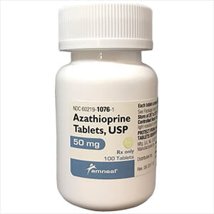 Rx Azathioprine, 50mg x 100 Tablets -   