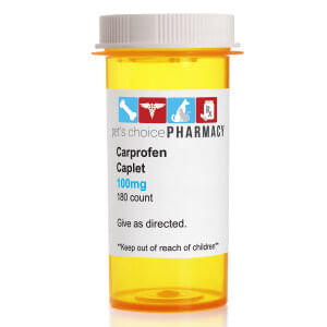 Carprovet Caplets for Dogs - Rx Carprovet (Carprofen), 100mg x 180 Caplets  