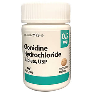 Rx Clonidine Tablets - Rx Clonidine, 0.2 mg x 100 Tablets  