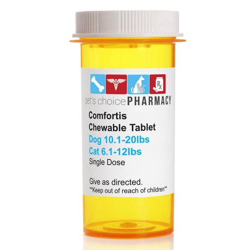 Rx Comfortis Tablets - Rx Comfortis, 10.1-20 lb Dogs/6.1-12 lb Cats x 1 Tablet  