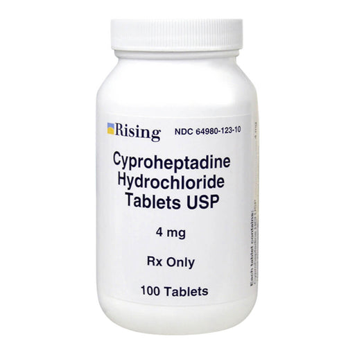 Rx Cyproheptadine, 4mg x 100 tablets -   