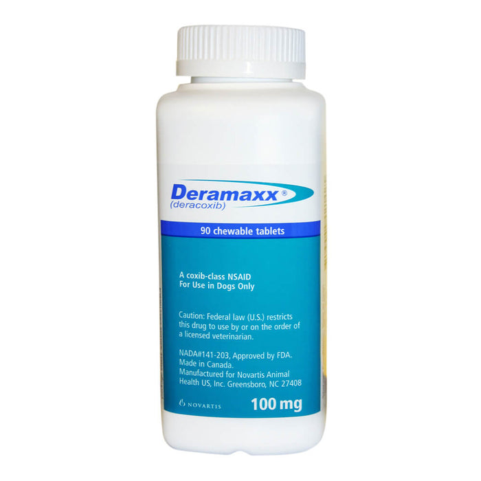 Rx Deramaxx Chewable Tablets - Rx Deramaxx, 100mg x 90 Chewable Tablets  