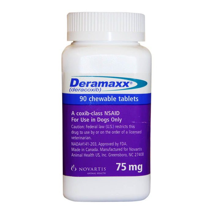 Rx Deramaxx Chewable Tablets - Rx Deramaxx, 75mg x 90 Chewable Tablets  