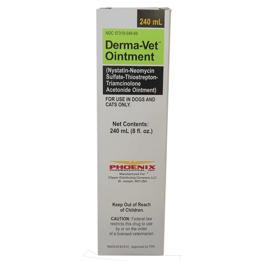 Rx Derma-Vet Ointment - Rx Derma-Vet Ointment, 240 ml Tube  