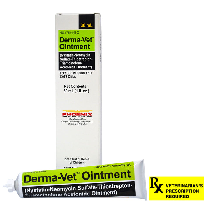 Rx Derma-Vet Ointment - Rx Derma-Vet Ointment, 30 ml Tube  