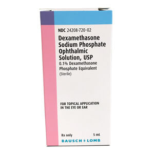 Rx Dexamethasone Ophthalmic Solution 0.1%, 5 mL -   