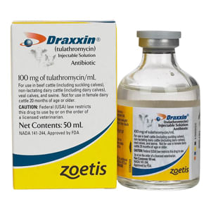 Rx Draxxin, 100 mg/mL Injection - Rx Draxxin, 100mg/ml Injection x 50 ml Bottle  