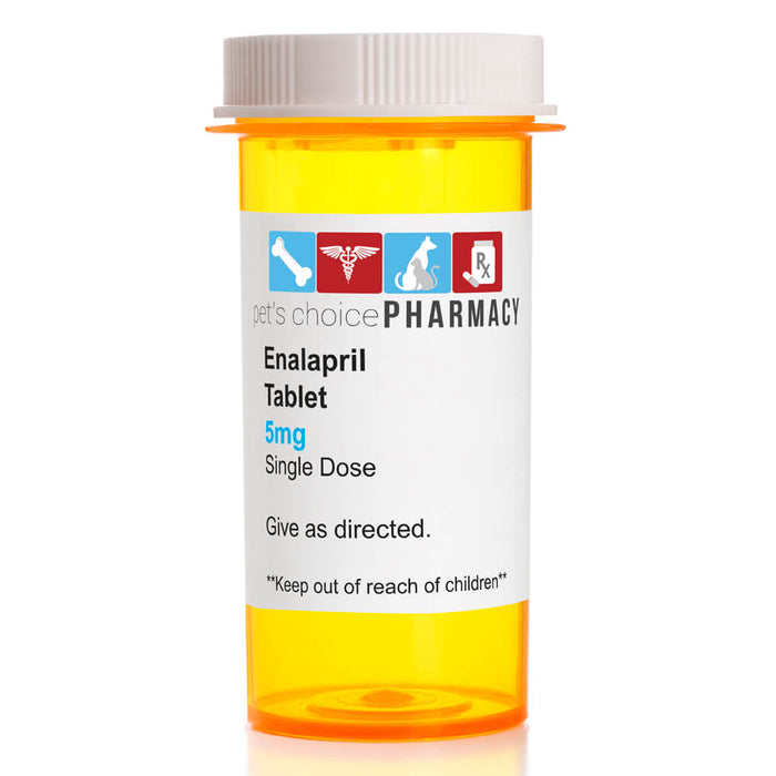 Rx Enalapril Tablets - Rx Enalapril, 5mg x 1 Tablet  