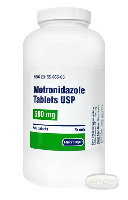 Rx Metronidazole Tablets - Rx Metronidazole 500 mg x 500 tablets  