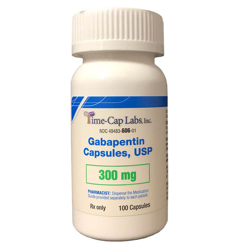 Rx Gabapentin Capsules - Rx Gabapentin, 300mg x 100 Capsules  