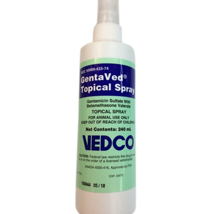 Rx GentaVed Topical Spray - Rx GentaVed Topical Spray, 240ml bottle  