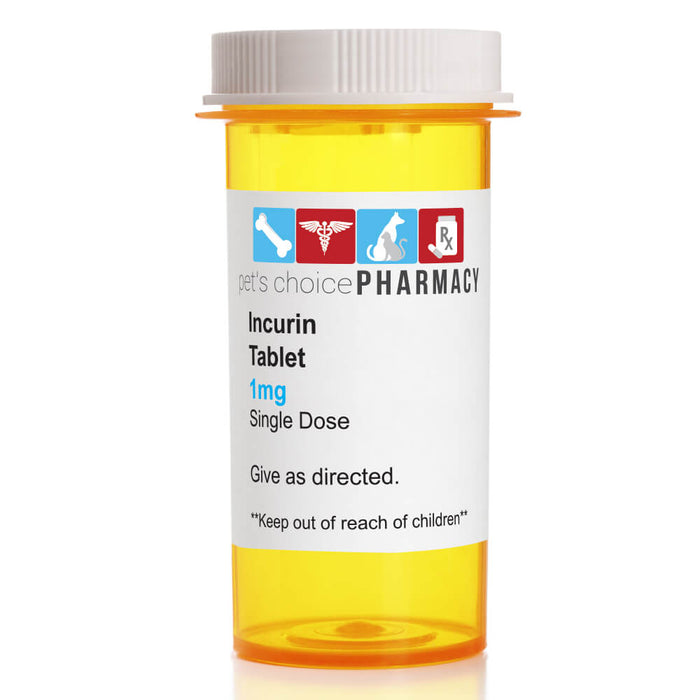 Rx Incurin, 1 mg Tablets - Rx Incurin, 1mg, 1 Tablet  