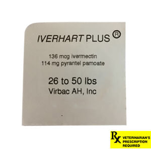 Rx Iverhart Plus Chew Tab - Rx Iverhart Plus, 26-50 lb x 1 Chew Tab  