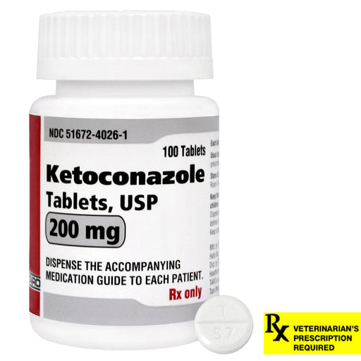 Rx Ketoconazole Tablets - Rx Ketoconazole, 200 mg x 100 Tablets  