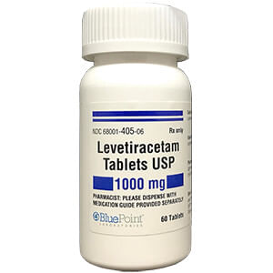 Rx Levetiracetam Tablets - Rx Levetiracetam, 1000 mg x 60 Tablets  