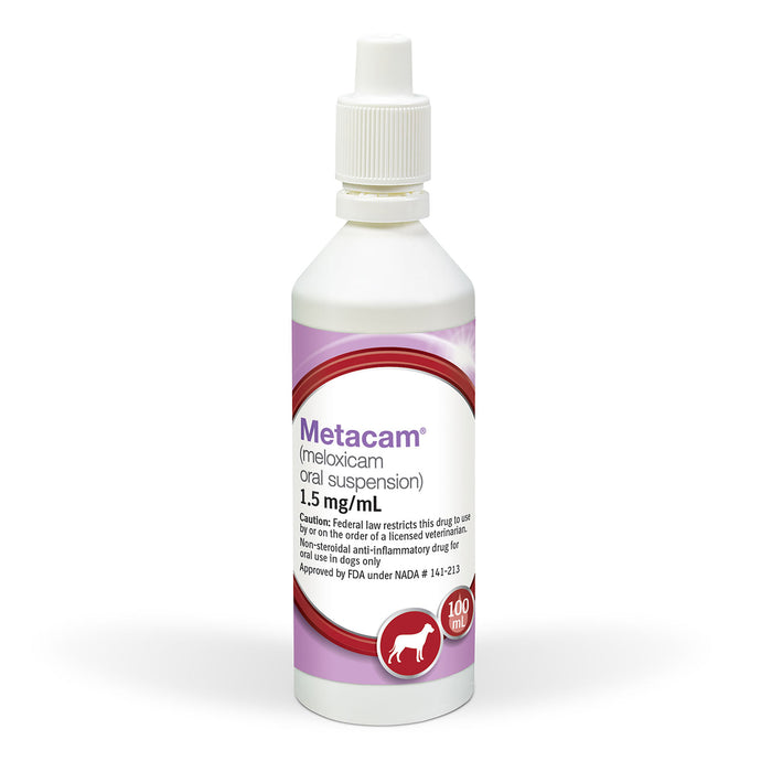 RX Metacam Oral Suspension - Rx Metacam Oral Susp, 1.5 mg/ml x 100 ml Bottle  