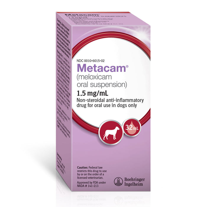 RX Metacam Oral Suspension - Rx Metacam Oral Susp, 1.5 mg/ml x 32 ml Bottle  