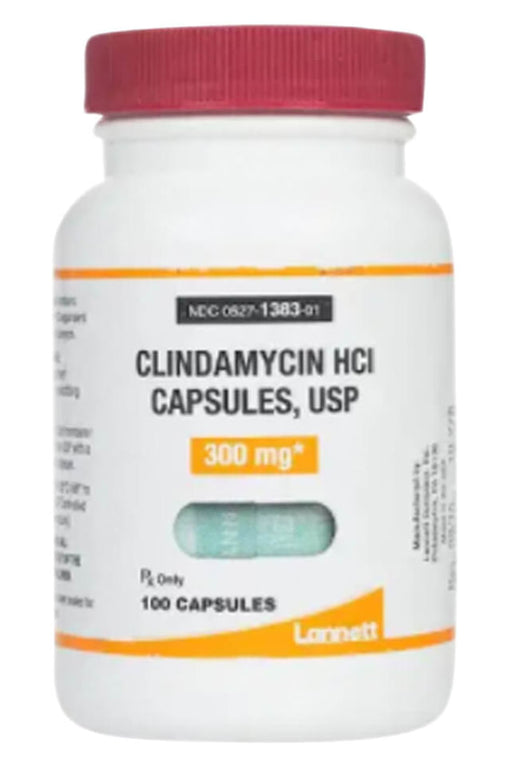 Clindamycin Capsules for Dogs - Rx Clindamycin 300mg x 100 capsules  