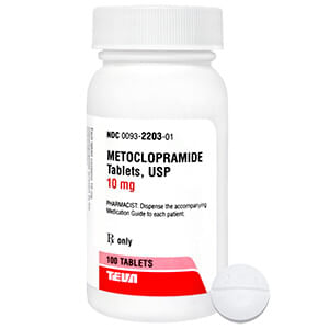 Rx Metoclopramide Tablets - Rx Metoclopramide, 10 mg x 100 Tablets  