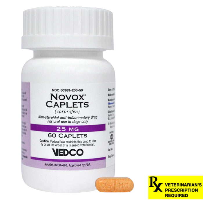 Rx Novox Caplets - Rx Novox, 25 mg x 60 Caplets  