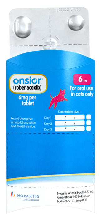 Rx Onsior Tablets - Rx Onsior, 6mg x 3 Tablets  