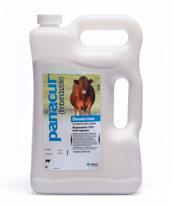 Panacur Suspension 10% for Horses and Cattle - Rx Panacur, 10% Suspension, Cattle, 1 gal  