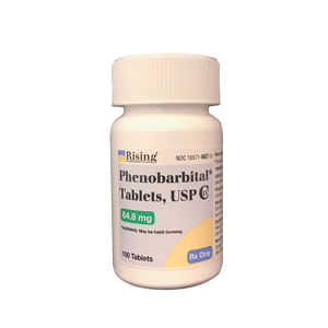 Phenobarbital Tablets for Dogs & Cats - 100ct 64.8mg 