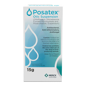 Rx Posatex Otic Suspension, 15 gm Bottle -   