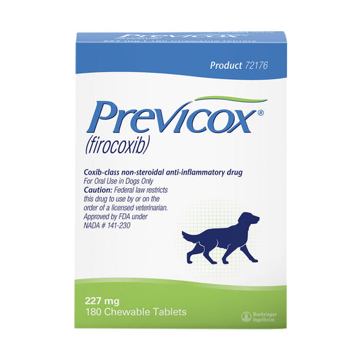 Rx Previcox Chew Tabs for Dogs - Rx Previcox, 227mg, 180 Chew Tabs  