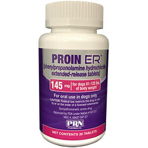 Rx Proin ER for Dogs - Rx Proin ER, 145mg, 81-125 lb, 30 Tablets  