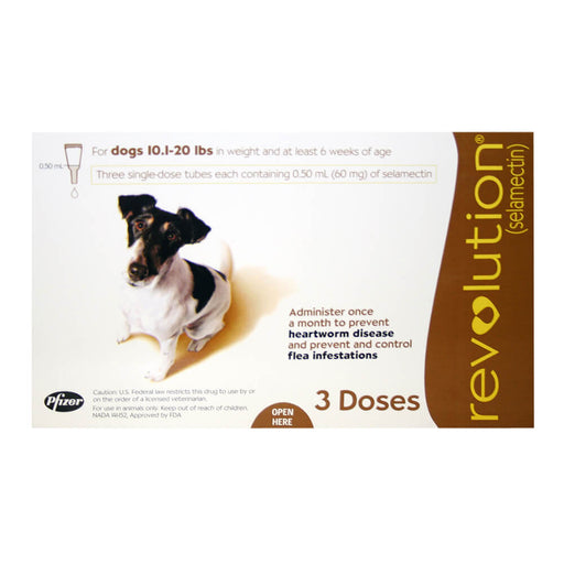 Rx Revolution Canine - Rx Revolution, Canine 10.1-20 lb, 3 Month  