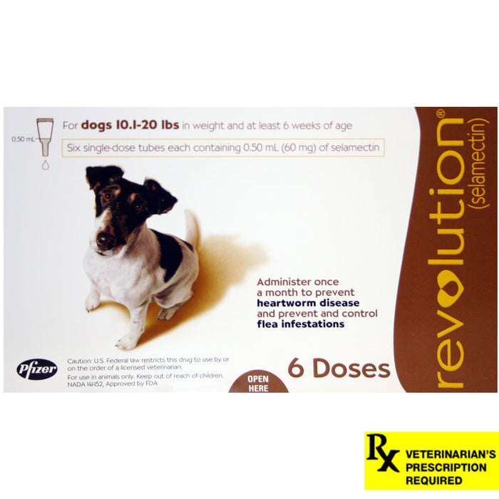 Rx Revolution Canine - Rx Revolution, Canine 10.1-20 lb, 6 Month  