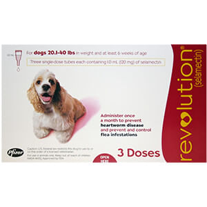 Rx Revolution Canine - Rx Revolution, Canine 20.1-40 lb, 3 Month  