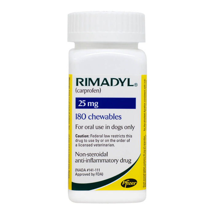 Rx Rimadyl Chewable Tablets - Rx Rimadyl, 25mg x 180 Chewable Tablets  