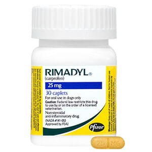 Rx Rimadyl Caplets - Rx Rimadyl, 25mg x 30 Caplets  