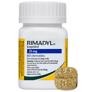 Rx Rimadyl Chewable Tablets - Rx Rimadyl, 25mg x 60 Chewable Tablets  