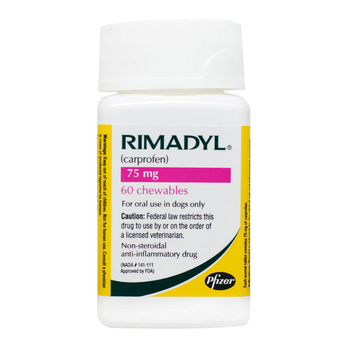 Rx Rimadyl Chewable Tablets - Rx Rimadyl, 75mg x 60 Chewable Tablets  