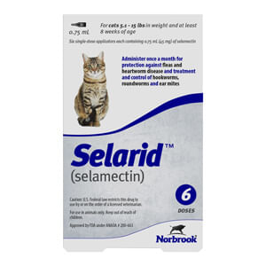 Rx Selarid, Feline 6 Months - Rx Selarid, 5.1-15 lb Feline, 6 Months  