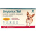 Simparica Trio Chewable Tablets - 2.8 - 5.5 lb 6 Chewable Tablets 